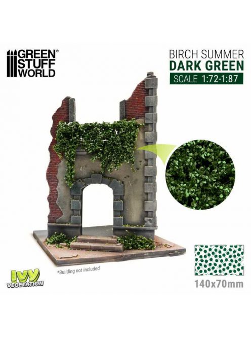 Green Stuff World - Ivy Foliage - Dark Green Birch - Small (1:72-1:87)