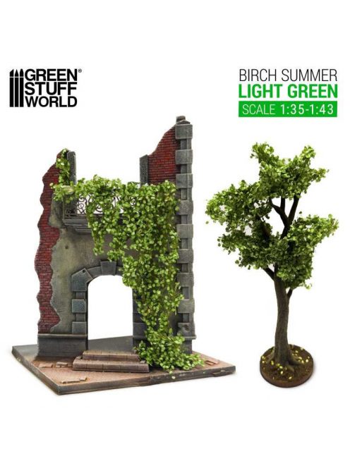 Green Stuff World - Ivy Foliage - Light Green Birch - Large (1:35-1:43)