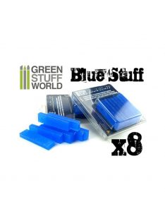   Green Stuff World - Blue Stuff Molds - (8 bars) thermo plastic molding material