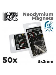 Green Stuff World - Neodymium Magnets 5x2mm - 50 units (N35)