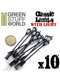 Green Stuff World - Plastic Classic Lamps 8,50cm - PACKx10