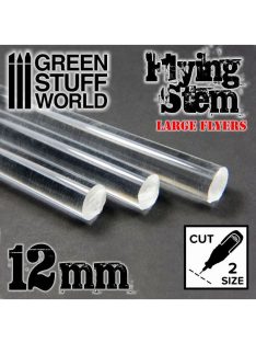 Green Stuff World - Acrylic Rods - Round 12 mm CLEAR