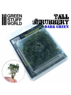 Green Stuff World - Tall Shrubbery - Dark Green  (8x8x3cm)