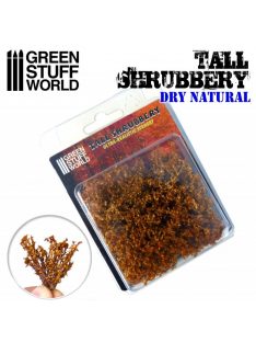 Green Stuff World - Tall Shrubbery - Dry Natural (8x8x3cm)