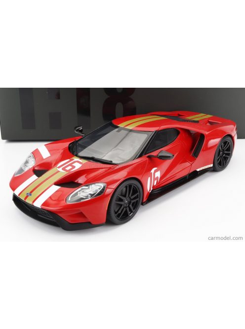 Gt-Spirit - Ford Usa Gt Heritage Edition N 16 Alan Mann 2022 Red Gold