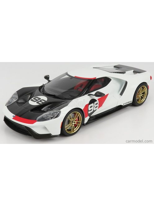 Gt-Spirit - Ford Usa Gt N 98 2021 - Tribute 24H Daytona K.Miles L.Ruby 1966 White Carbon Red