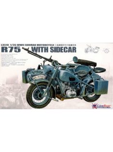   Lion Roar-GreatwallHobby - WWII German BMW R75 with Sidecar /w trailers