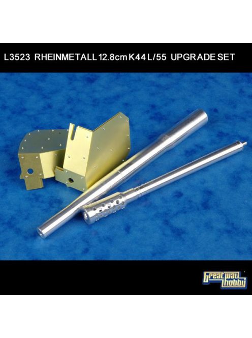 Great Wall Hobby - 1/35 Upgrade Set for WWII German Rheinmetall 12.8cm K44 L/55 Anti-Tank Gun                          