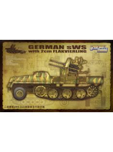   Lion Roar-Greatwallhobby - WWII German sWS with 2cm Flakvierling