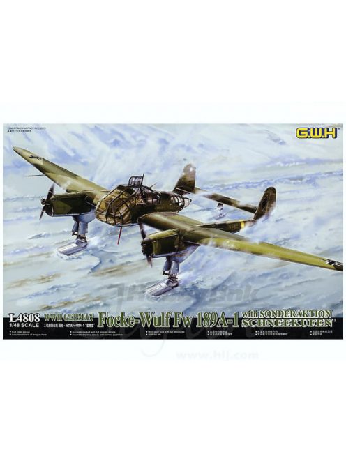 Lion Roar-Greatwallhobby - WWII German Fw 189A-1 w. SA Schneekufen