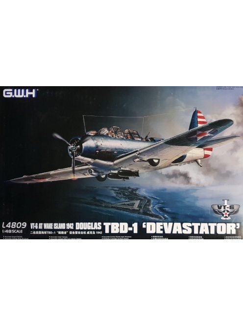 Great Wall Hobby - 1/48 WWII Douglas  TBD-1 "Devastator" - VT-6 at Wake Island 1942