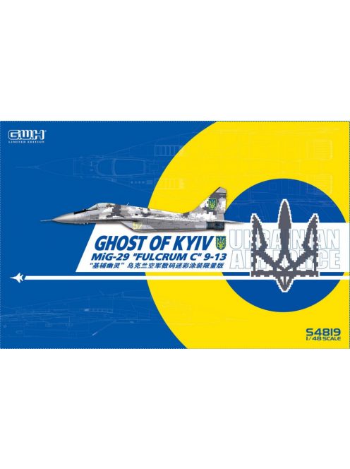 Great Wall Hobby - 1/48 MiG-29 9-13 Ghost of Kiev Digital camo Ukrainian AF- limited edition