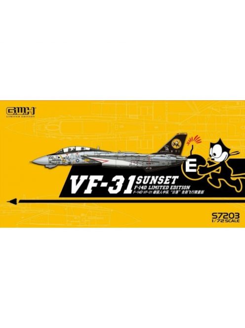 Great Wall Hobby - 1:72 US Navy F-14D VF-31 "Sunset"