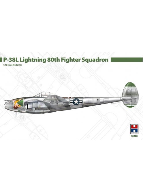 Hobby 2000 - P-38L Lightning 80th Fighter Squadron