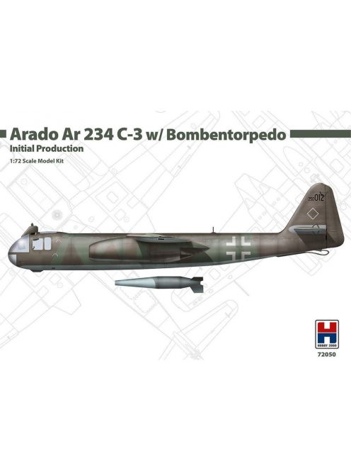 Hobby 2000 - Arado Ar 234 C-3 w/ Bombentorpedo Initial Production