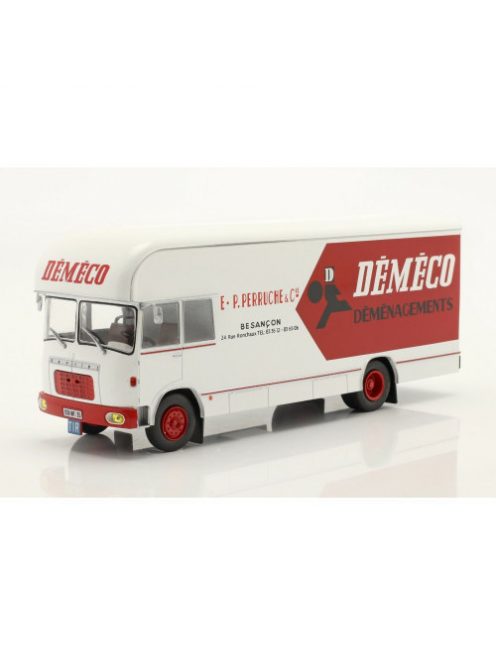 Hachette - 1:43 Berliet Gbk 75 Demenagement Demeco, 1969, White/Red