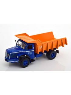   Hachette - 1:43 1953 Berliet Glm 10 Benne Carriere Marrel, Blue/Orange