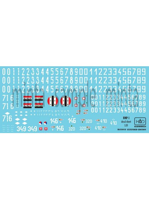 HAD models - extended version  BMP1 (Hungarian markings, Czech, Slovak, Irak)