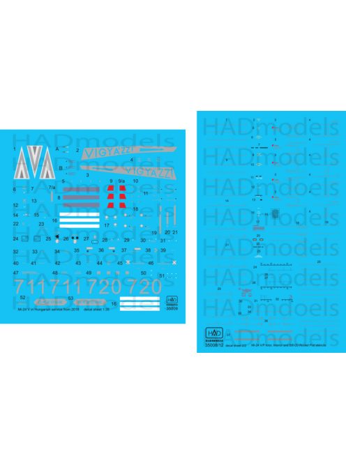HAD models - Mi-24 V in Hungarian Service with new NATO painting - witth full setecil double decal sheet