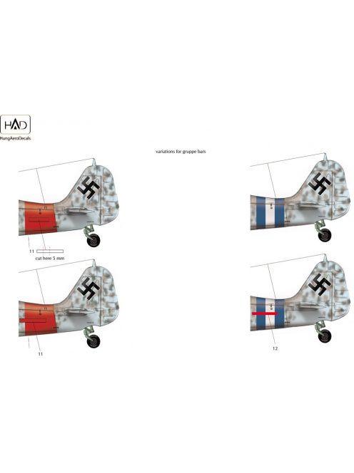 HAD models - Fw-190 A-8 / R2 red 4 "Ur Sau"; Red16 "Schwarzer Panter")