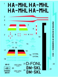HAD models - An-2 (Lufthansa DM-SKL, HA-MHL, D-FONL)
