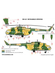   HAD models - Mi-8 (Hungarian 10423 IFOR, 10426, Kirgizian 05, Cambodia-19)  reprint