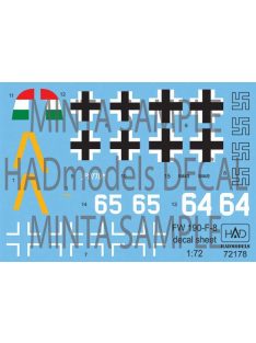 HAD models - FW-190 F-8 decal sheet