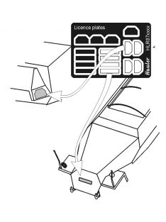 Hauler - 1/87 SPZ set of licence plates in 1-87 scale