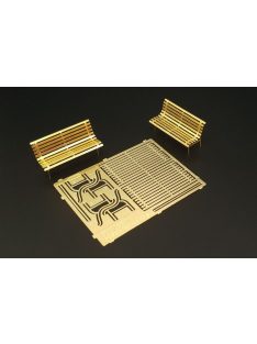 Hauler - 1/87 Slatted park bench (2sets) Photoetched set