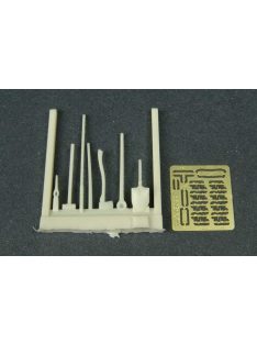 Hauler - 1/48 U S tank tools resin-etched set in 1-48 scale