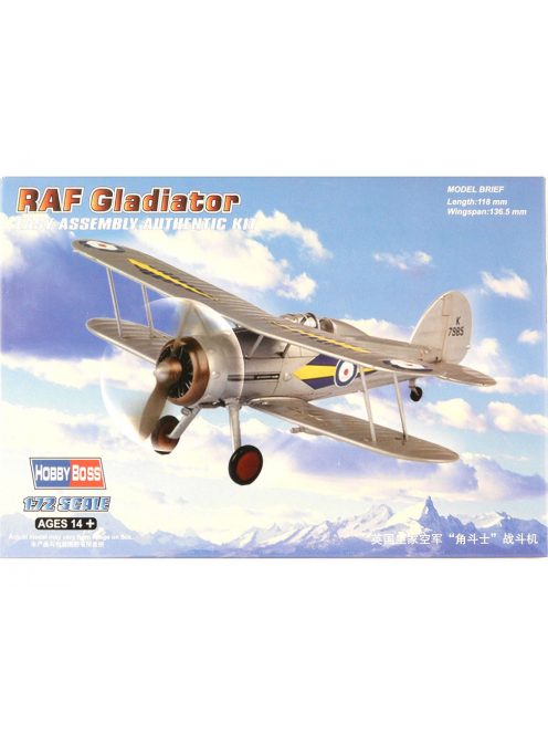 Hobbyboss - Raf Gladiator