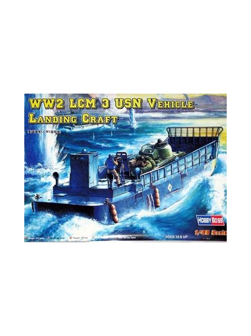 Hobbyboss - U.S. Lcm-3 Usn Vehicle Landing Craft