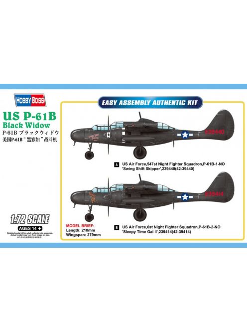 Hobbyboss - US P-61B Black Widow