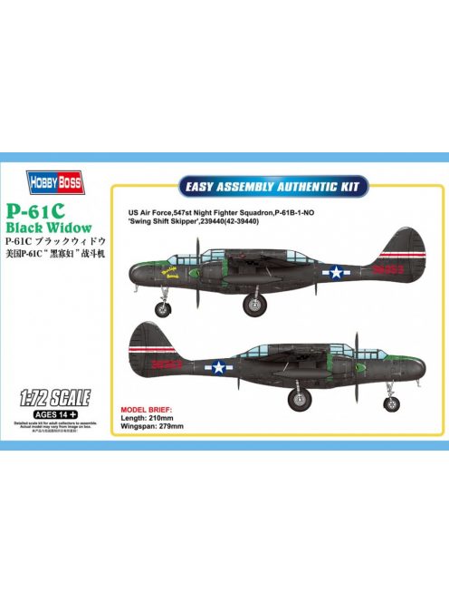 Hobbyboss - Us P-61C Black Widow