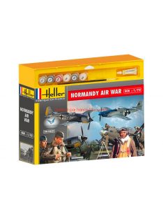   Heller - NORMANDIE AIR War(Mustang, Focke Wulf, 2 sets de figurines)