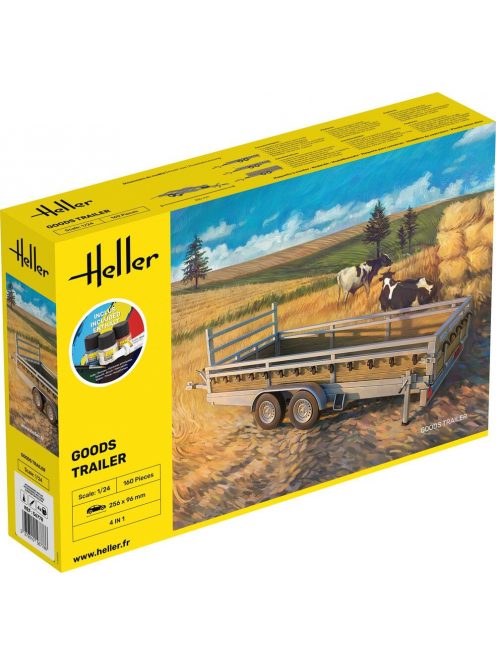 Heller - STARTER KIT Goods Trailer