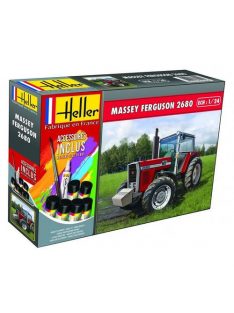   Heller - STARTER KIT Massey-Ferguson 2680, mit Farbe, Kleber, Pinsel