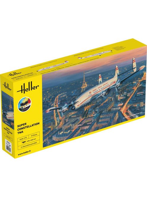 Heller - STARTER KIT Super Constellation TWA