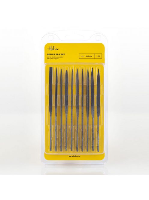 Heller - Needle file set (10 pieces)