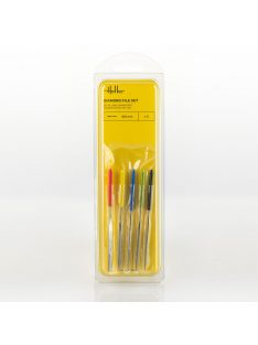 Heller - Diamond file set 100 mm (5 pieces)