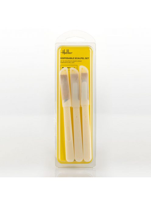 Heller - Disposable scalpel set (3 pieces)