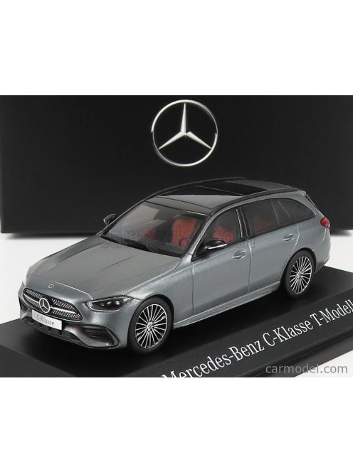 Herpa - Mercedes Benz C-Class (S206) Kombi Sw Station Wagon 2021 Selenite Grey Met