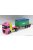 Herpa - Iveco Fiat S-Way Truck Lng Hannibal Transports Eucon Container 2020 Pink Yellow Green