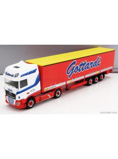   Herpa - Daf Xf480 Truck Telonato Gottardi Transports 2017 White Red