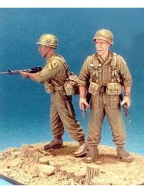 Hobby Fan - First Cavalry 1965 LZ-Ray- 2 Fig. w/Base