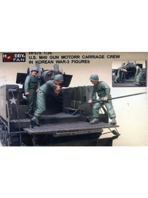 Hobby Fan - U.S. M40 Gun Motor Carri. in Kor.W./3Fig