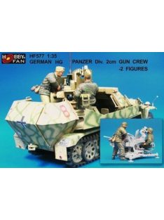 Hobby Fan - German HG Panzer Div.2cm Gun Crew- 2 Fig