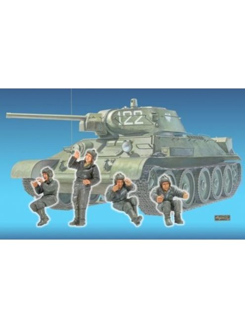 Hobby Fan - T-34 Tank Crew(1)- 4 Figures