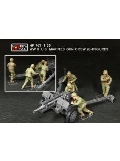 Hobby Fan - WWII U.S. Marines gun crew(set 1 4 fig.)