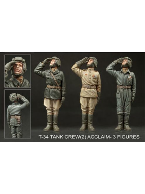 Hobby Fan - T-34 Tank Crew(2) Acclaim (3 figures)